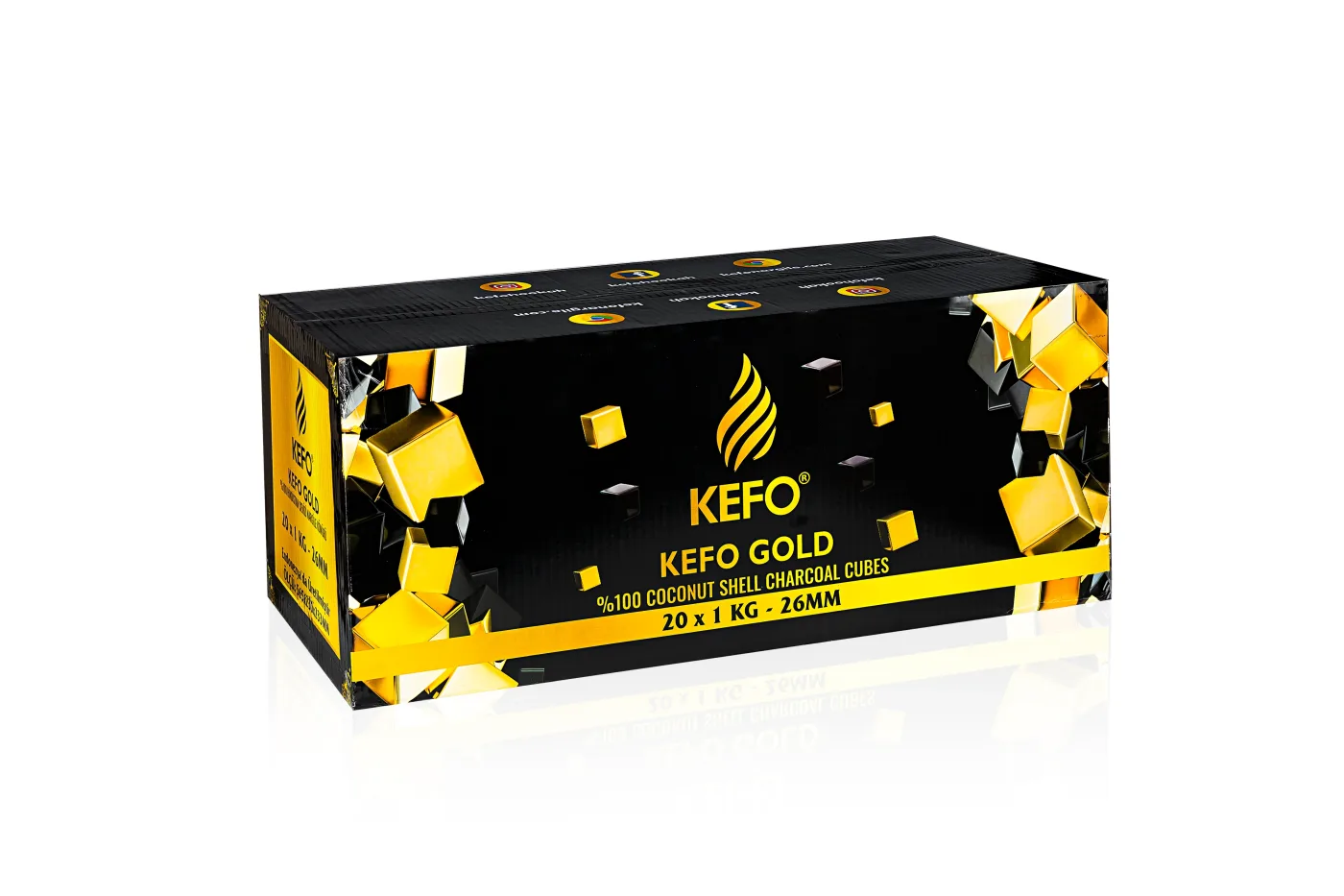 Kefo Gold 26 mm 20 Kg Hindistan Cevizi Kömürü