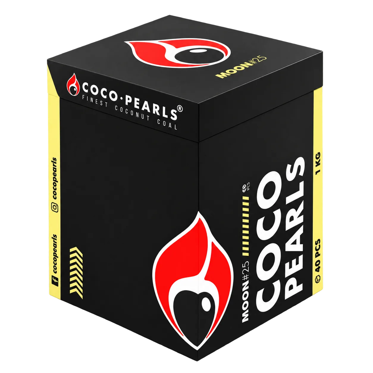 Coco Pearls Nargile Kömürü Yarım Ay